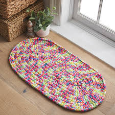 hang loose hues crochet rug