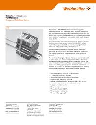 Datasheet Electronic Termseries Relays And Solid