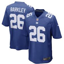 Nike Saquon Barkley New York Giants Team Color Youth Game Jersey