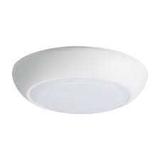 Halo Cld 7 In White Selectable Integrated Led Flush Mount Ceiling Light