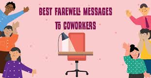 farewell messages to coworkers leaving