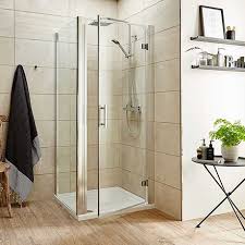 turin 8mm square hinged door shower