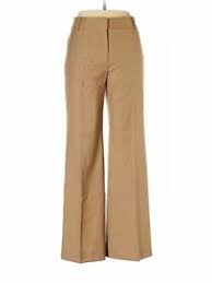 Details About J Crew Women Orange Wool Pants 8 Petite