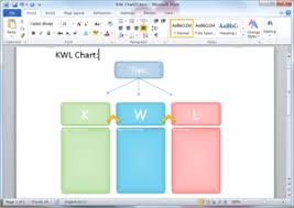 Free Kwl Chart Templates For Word Powerpoint Pdf