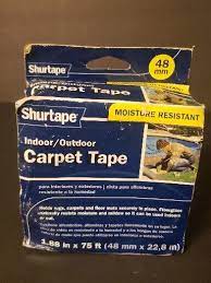 shurtape 1 88 in w x 75 ft l carpet tape