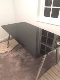 99 Black Glass Desk Ikea Home Office