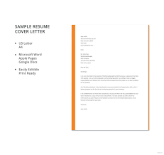 Resume Cover Letter Template 17 Free Word Excel Pdf Documents