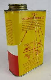 antique s outboard motor oil square