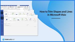 to trim shapes and lines in microsoft visio