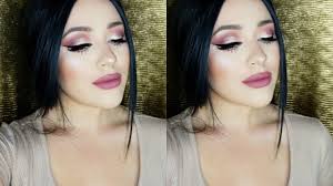 soft pink spring glam makeup tutorial