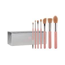 luxe basic brush set silver pink star