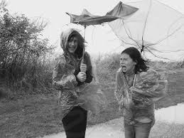stormy weather rain wind umbrella