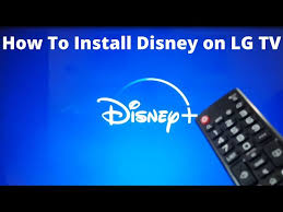 install disney app on lg tv you