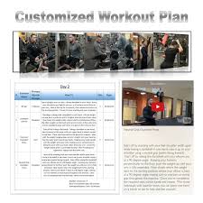 Standard Exercise Plan Online Personal Training Programs