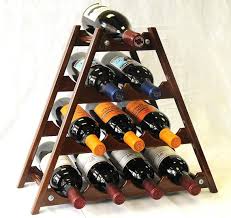 10 Bottles Hardwood Wine Stand Rack