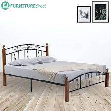 Ivan Queen Size Metal Bed Frame With