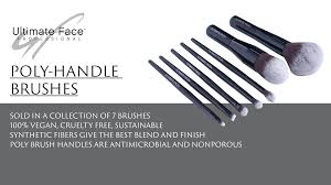 poly handle brushes ultimate makeup