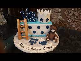 half year birthday cake for baby boy