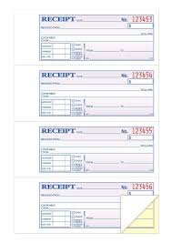 Adams Money Rent Receipt 2 Part Carbonless 4 Pg 200 St Bk