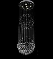 Luxury Double Ball Crystal Pendant Lamp