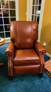 hanover traditional leather recliner