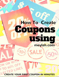 Free Download How To Create Coupons Using Meylah Meylah