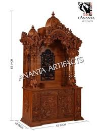 wooden pooja mandir usa large wooden