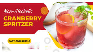 super easy cranberry spritzer non