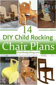 14 diy child rocking chair plans for