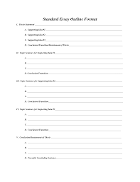 Essay Outline Template Printable 37 Outstanding Essay