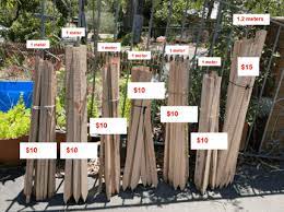 Packs Of Hardwood Garden Stakes Other
