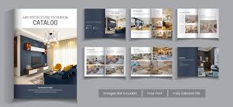 12 page modern interior brochure