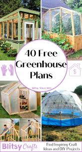 40 free diy greenhouse plans to build