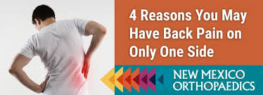 4 reasons you may have back pain on