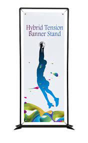 hybrid tension banner stand small