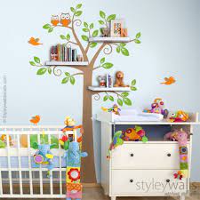Shelves Tree Decal Children Wall Decal
