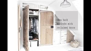 De ikea ivar serie bestaat uit verschillende elementen. Ikea Hack Wardrobe Build With Reclaimed Doors Part 2 Built In Wardrobe Reclaimed Doors Ikea Hacks Wardrobe