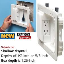 Low Profile Recessed Tv Box For Shallow