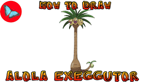 How To Draw Pokemon - Alola Exeggutor