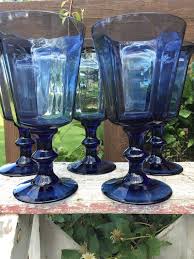 Vintage Water Goblets In The Antique