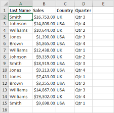 how to create tables in excel in easy