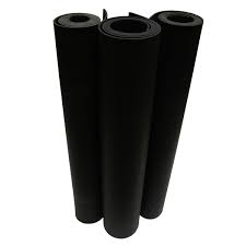 smooth rubber flooring matting roll