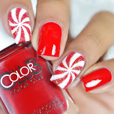 whats up nails peppermint candy vinyl