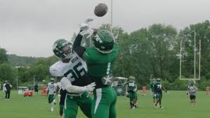 Lamar jackson gave baltimore ravens fans a real scare over the weekend. Jets Camp Highlight Lamar Jackson Breaks Up Two Passes In End Zone