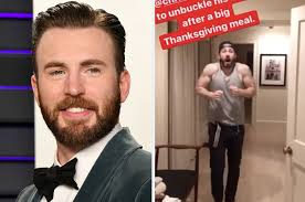 Chris evans sending real captain america shield to young boy who saved sister from dog attack is it me or is chris evans always smiling in every picture i find about him? Chris Evans With His Belt Unbuckled After Thanksgiving Dinner Is Me