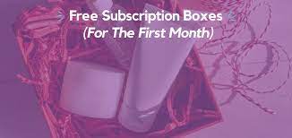 free subscription bo for the first