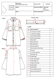 Apparel Techs Pack Spec Sheets Measurement Chart Digital