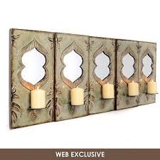 Five Class Candle Holder Wall Plaque