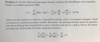 Following Lagrangian Density