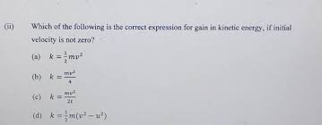 Correct Expression For Gain In Kinetic